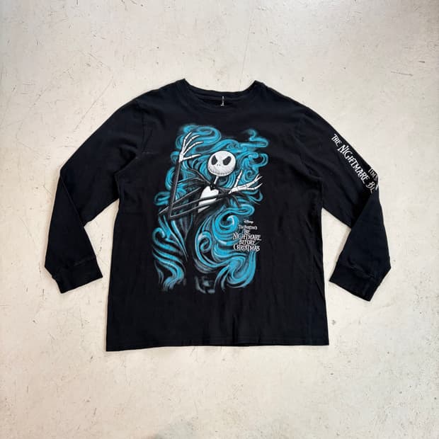 디즈니 팀 버튼의 크리스마스 악몽 오피셜 롱슬리브 XL