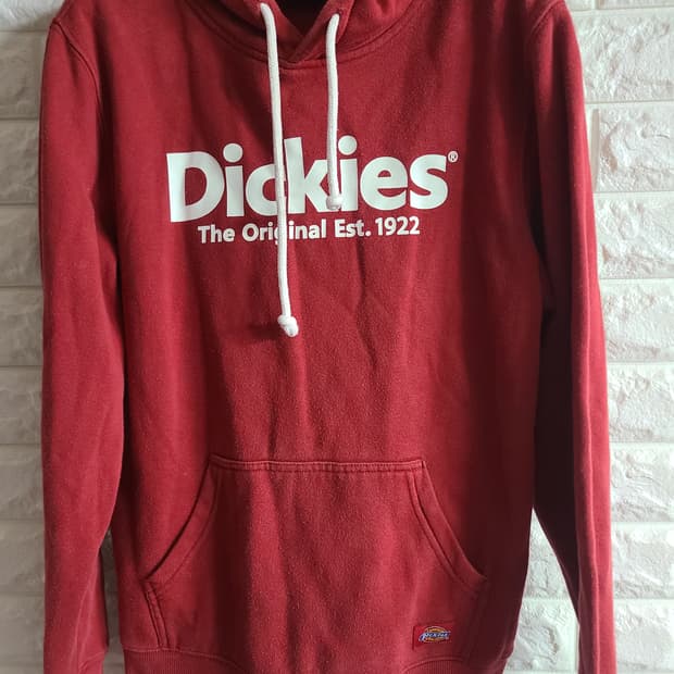 디키즈 빨간색 후드티(스몰)