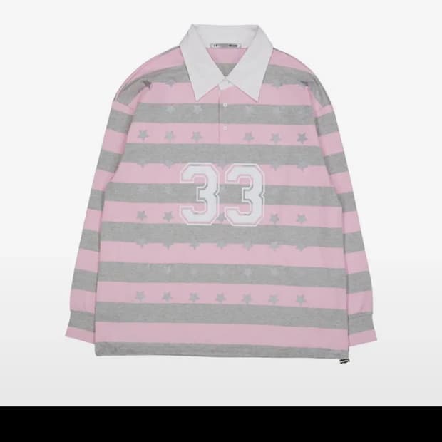 셋업이엑스이 33 STAR STRIPE POLO TOP 판매