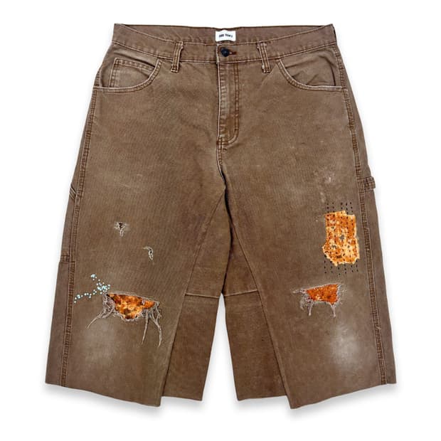 Vtg Dickies Sashiko Distressed 버뮤다