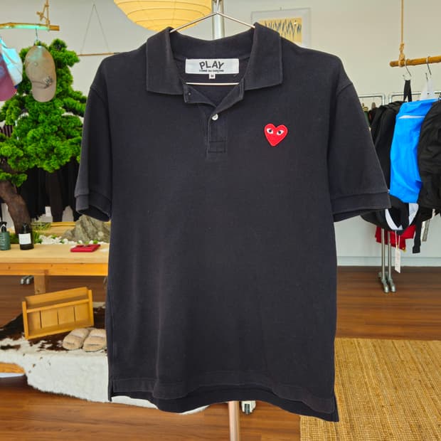 꼼데가르송 카라 티셔츠