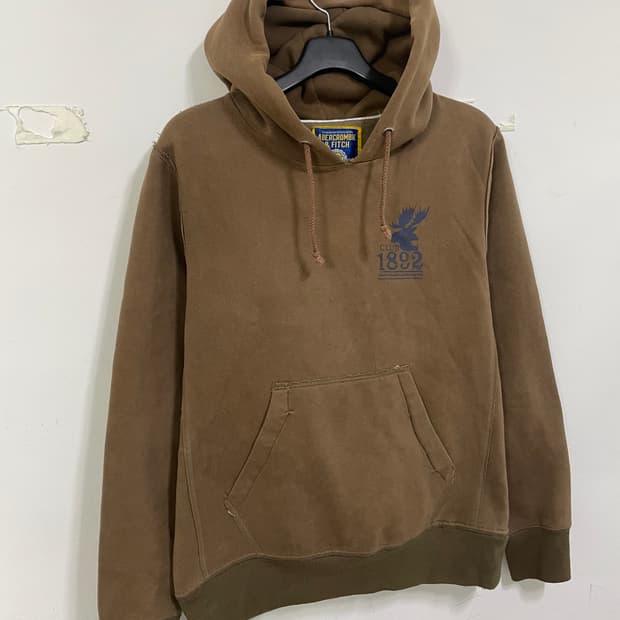 아베크롬비 브라운 후드티