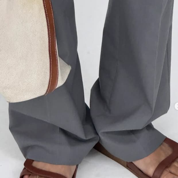 mudule french pants smoke