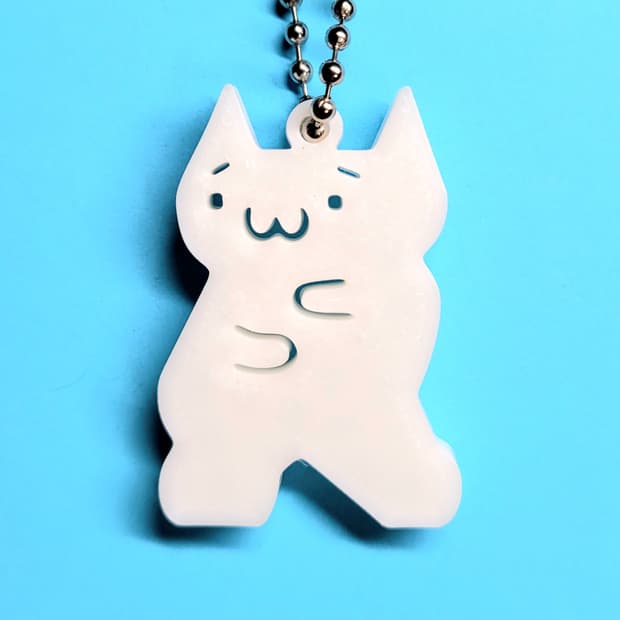 고양이 댄스 키링 키체인