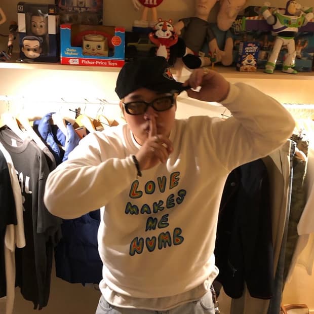 (구매)크래커하우스 numb sweatshirt 스웻셔츠 맨투맨 김다한