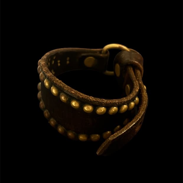 Numbernine teeth leather bracelet