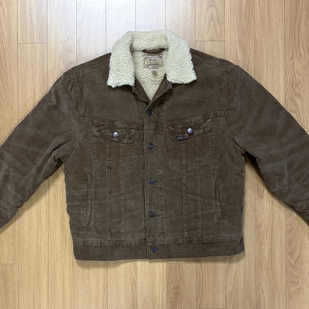 폴로 / 코듀로이 쉐르파 트러커 자켓 / M