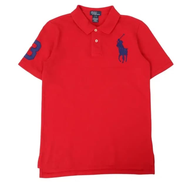 폴로 랄프로렌 레드 빅포니 반팔 카라티