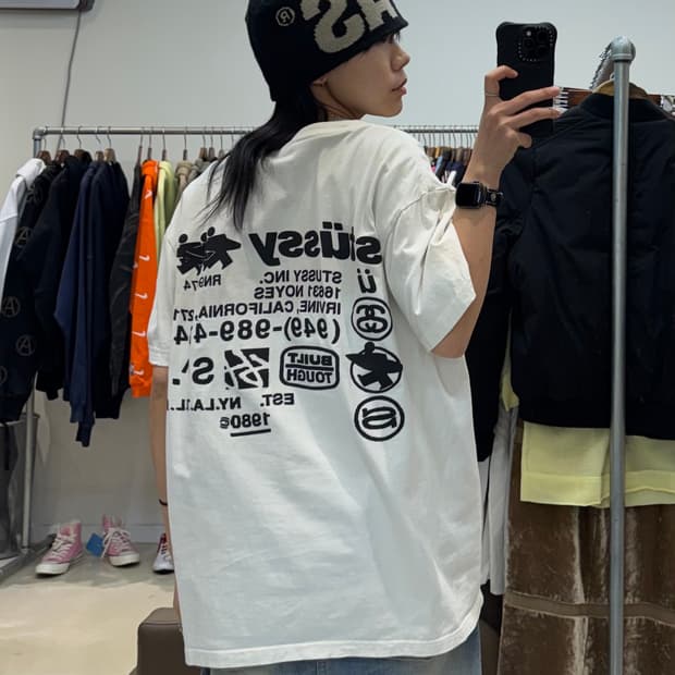 스투시 DNA 피그먼트 다이드 티셔츠