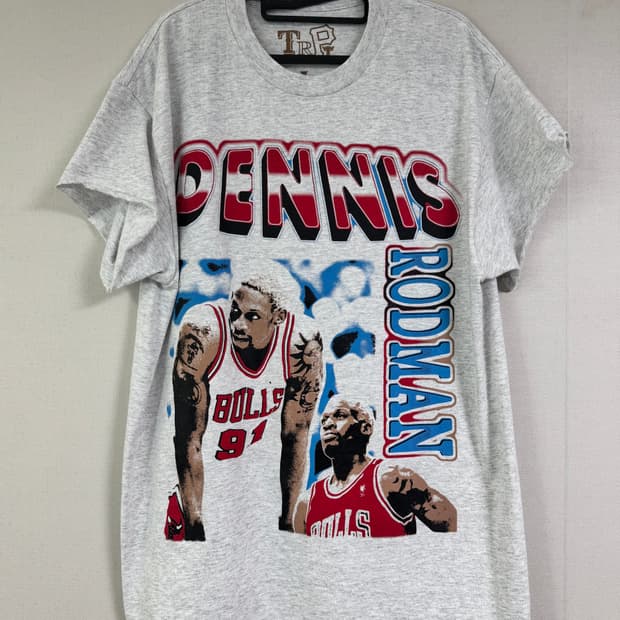 TRPT 데니스 로드맨 NBA 빈티지 부틀렉 티셔츠