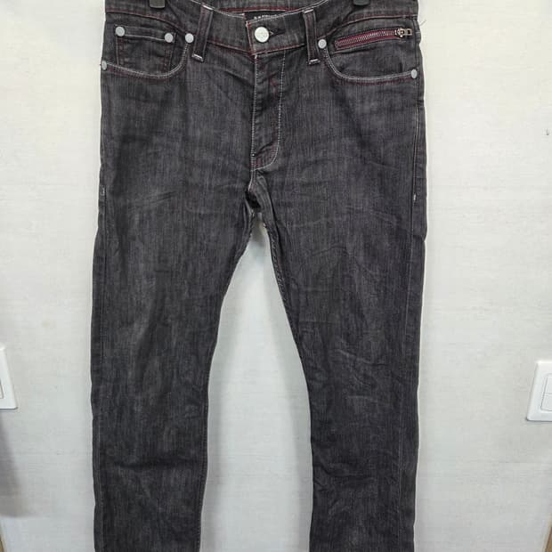 리바이스 빈티지 슬림 스트레이트 514 데님 흑청 팬츠 31