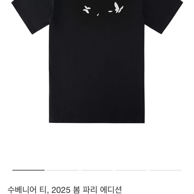 포스트아카이브팩션 수베니어 티 ,2025 봄 파리에디션