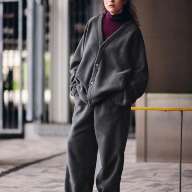 유니클로x니들스 그레이 셋업 M