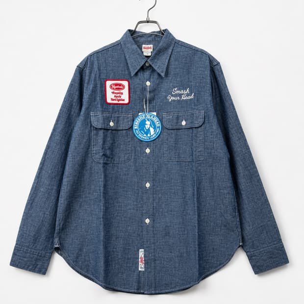 Hysteric Glamour X Big Yank 샴브레이 셔츠
