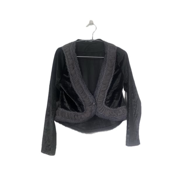 고딕 고스로리 오리엔탈 가디건 셔링 레이스 공겜 로맨틱