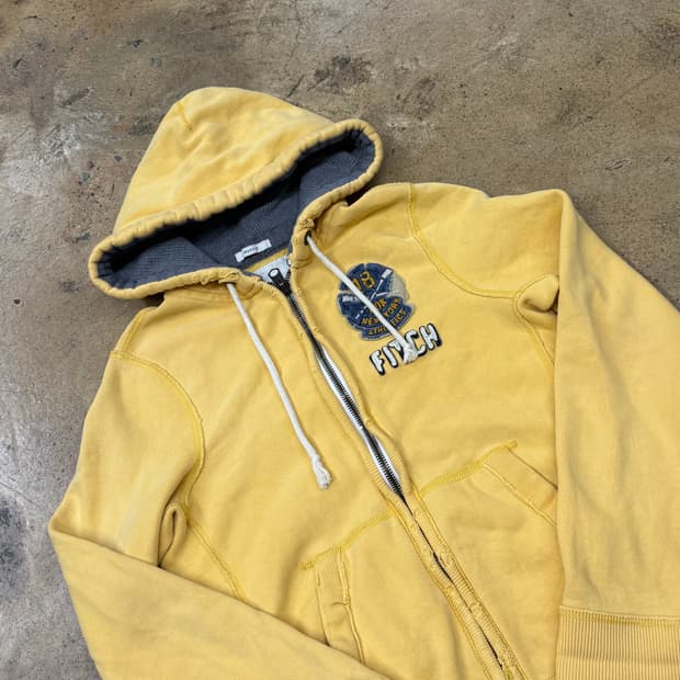 아베크롬비 옐로우 후드집업