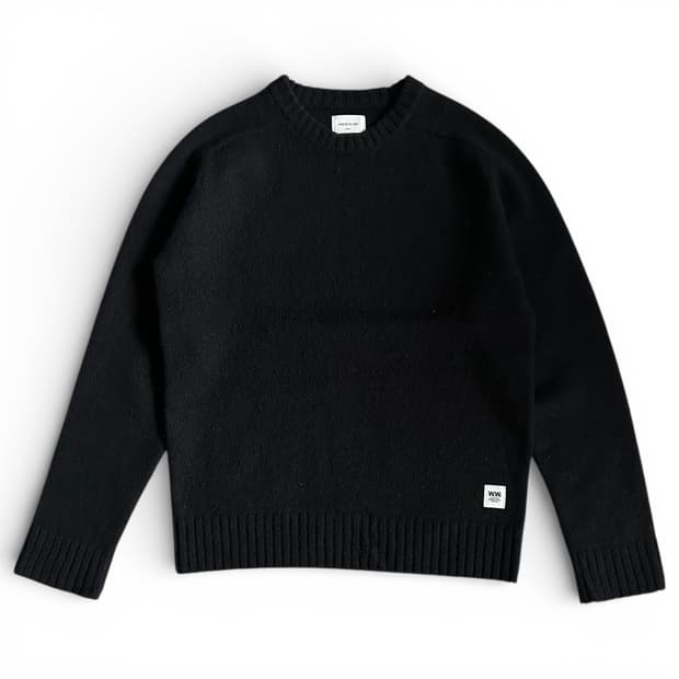 Wood Wood Wool Black Knit