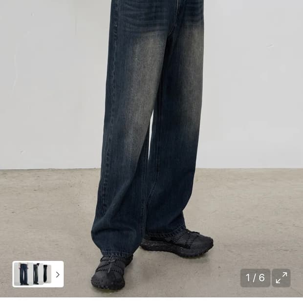 (XL) 아워데이즈 세미 와이드 데님 팬츠 VINTAGE BLUE 판매