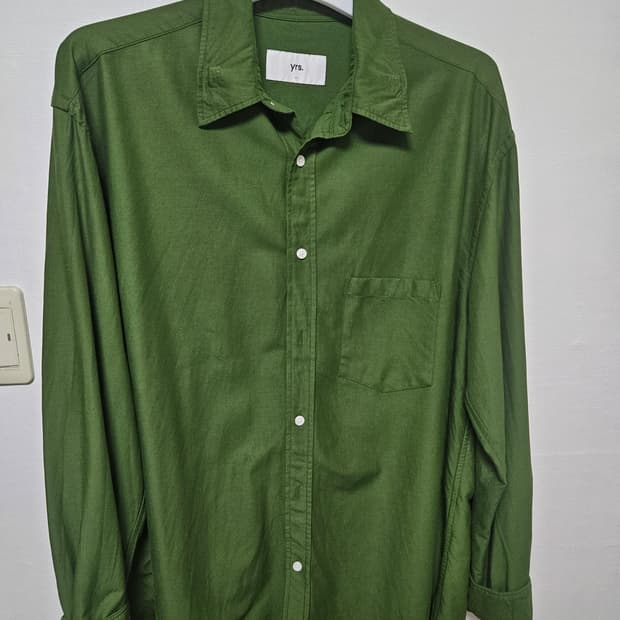 [2] 이얼즈어고 레이온 포이카셔츠 그린