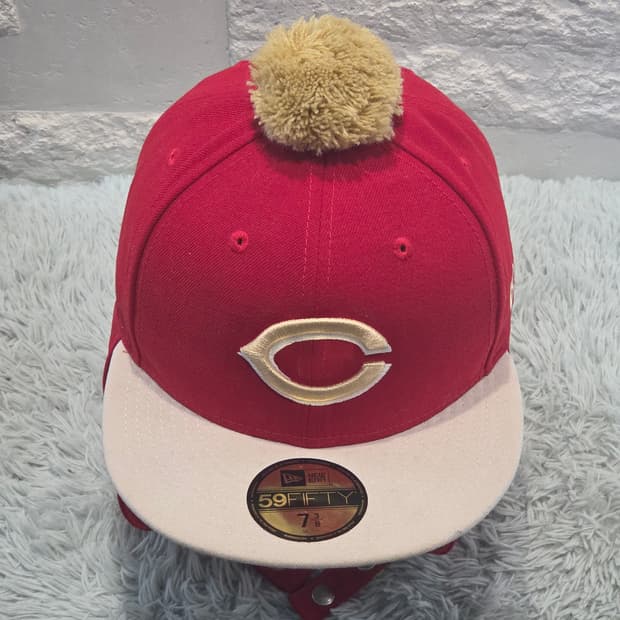 L9-2:뉴에라 59FIFTY 신시내티 레즈 윈터이어플랩 볼캡 7 3/8