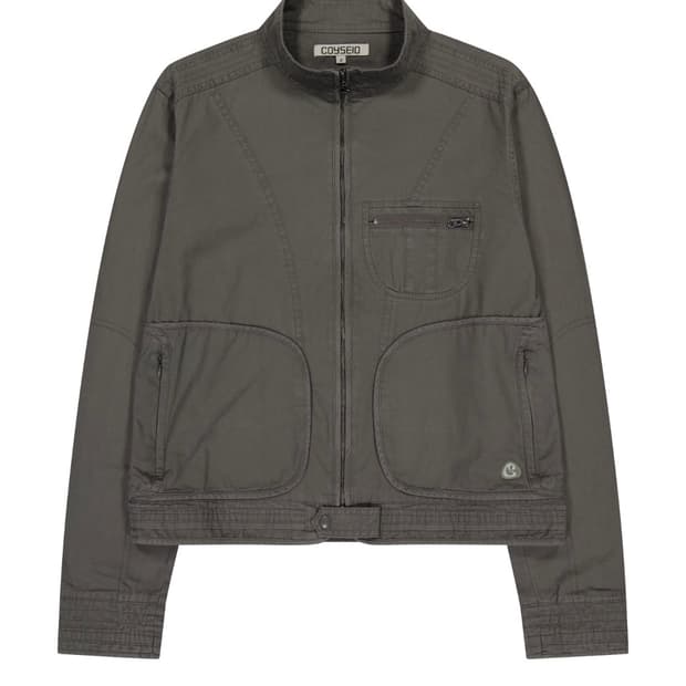 코이세이오 바인딩 코튼 자켓 애쉬브라운