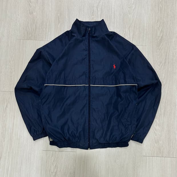 90s POLO 폴로 바람막이 자켓 네이비 XL