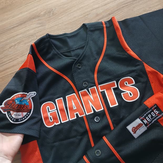 롯데자이언츠 유니폼 부산 올드 야구 져지 반팔