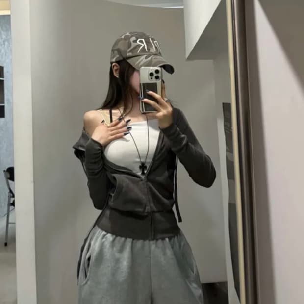 수수료 없음 택비없음 뉴앤비 후드집업 s