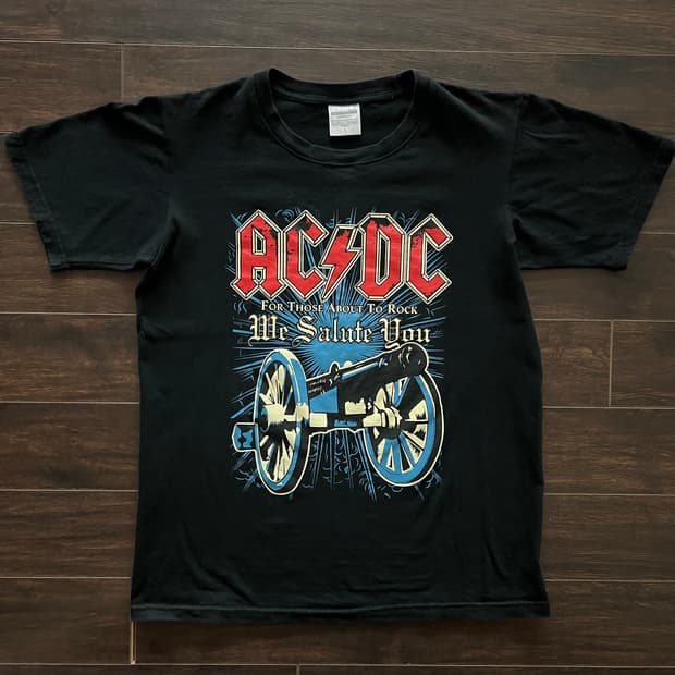 [L] 미국 빈티지 ACDC 밴드 티셔츠