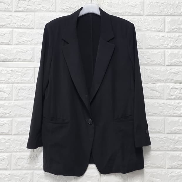 택포// 21s 한섬 블랙 블레이저 자켓 M