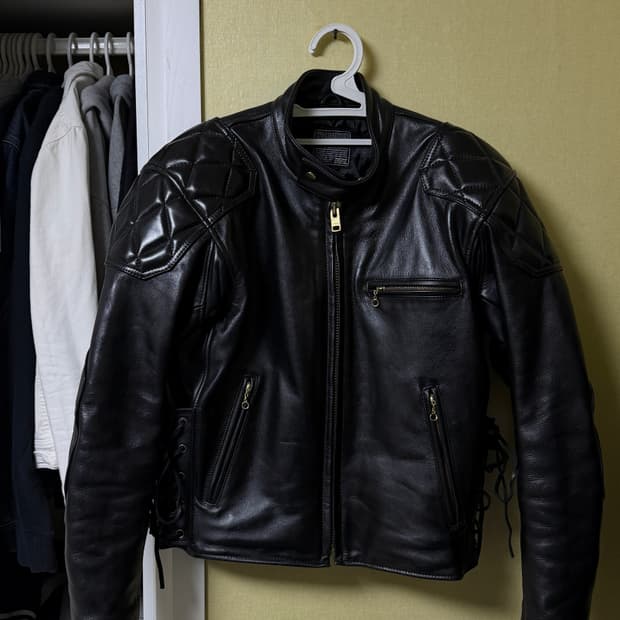 (유일) 카도야 EVO 패디드 라이더스 싱글 라이더스 재킷 가죽 재킷 