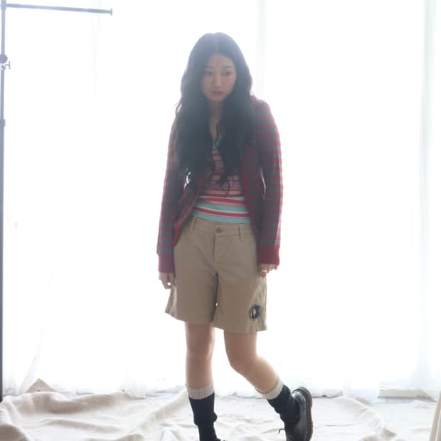 [Hysteric Glamour] Border Hoodie (새상품)