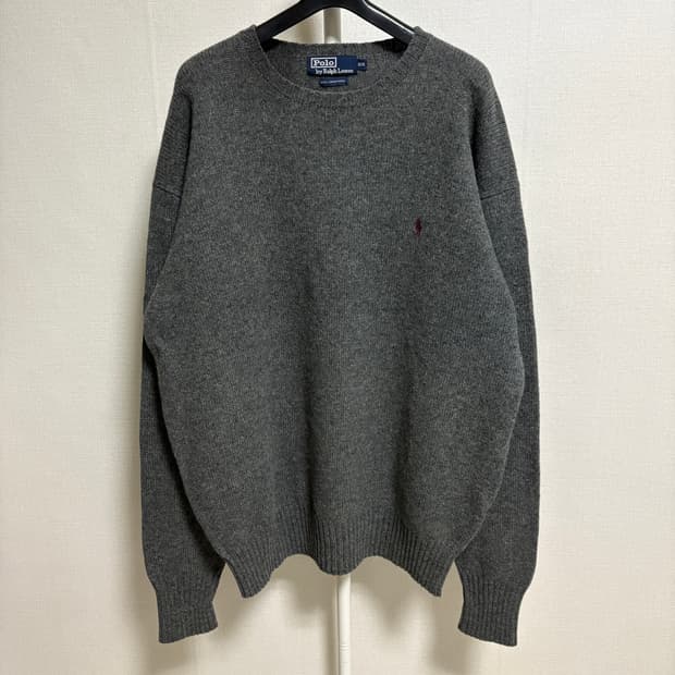 폴로 랄프로렌 램스울 니트 / 딥그레이, 105