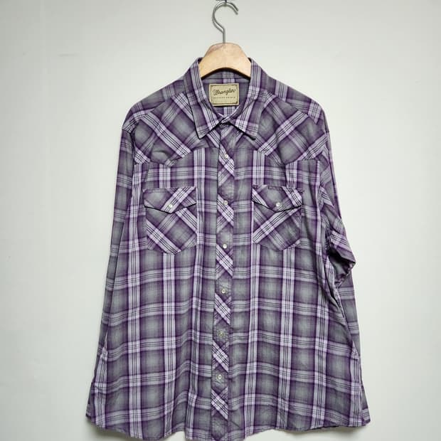 랭글러Wrangler 웨스턴 셔츠 XL - S135