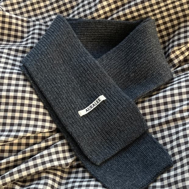 오라리 / 25aw 캐시미어 머플러 차콜 / OS