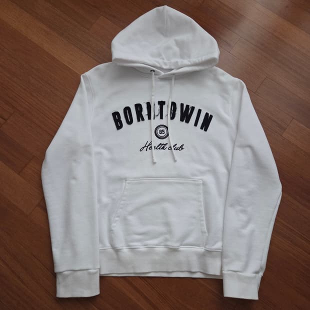 본투윈 패치 머슬핏 후디 3사이즈