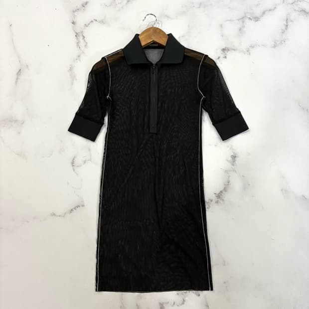 요지 야마모토 메쉬 드레스