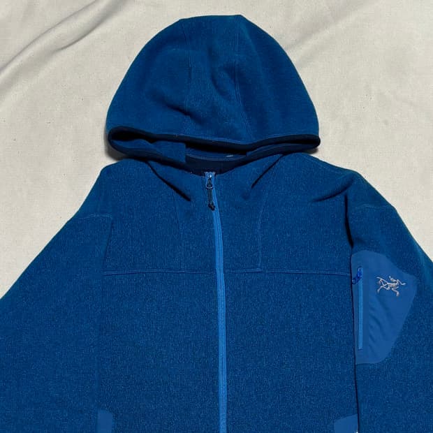 S 아크테릭스 플리스 후드 집업