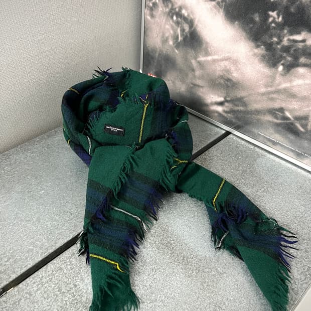 COMME des GARCONS tricot-CHECK STOLE