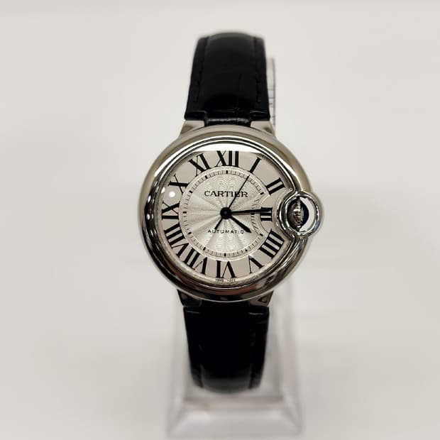 까르띠에 3489 오토매틱 발롱블루 33mm 