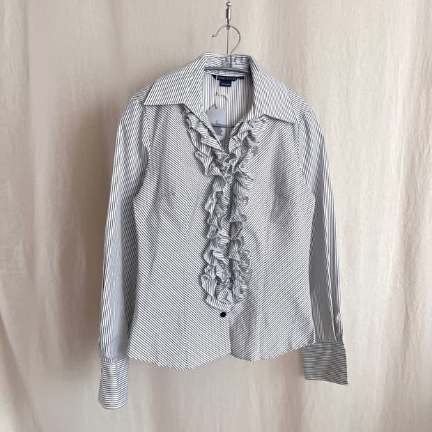 Midori K Plan Stripe Blouse