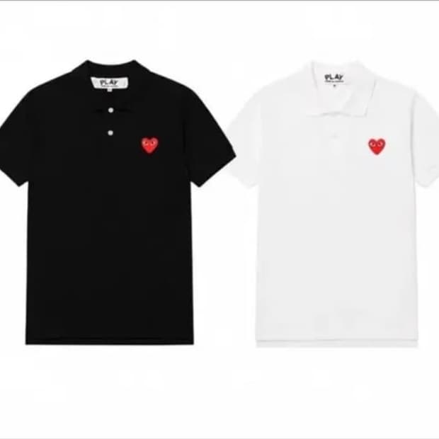 🔥[새상품/정품]🔥 꼼데가르송 레드와펜 카라티 2colors
