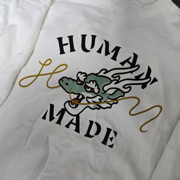 휴먼메이드 드래곤 스웨트셔츠