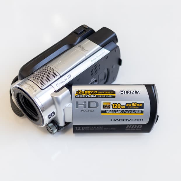 Sony HDR XR500V / 빈티지 디지털 캠코더 