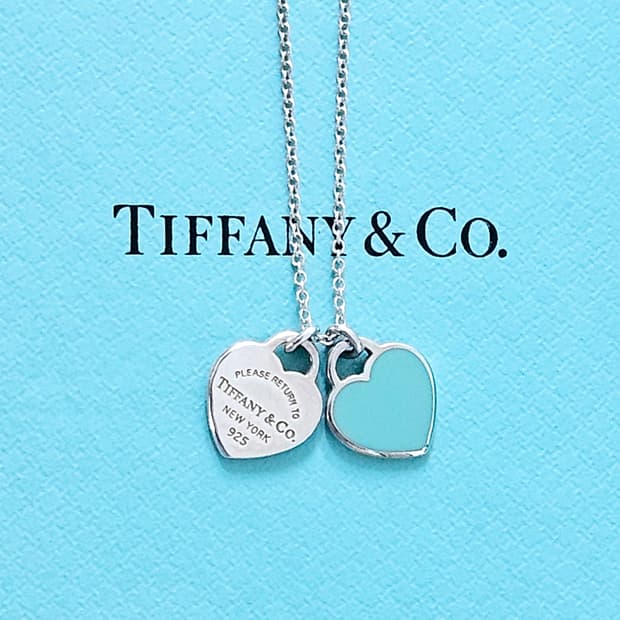티파니앤코 리턴투 더블 하트 미니 민트 목걸이 [정품/풀구성]