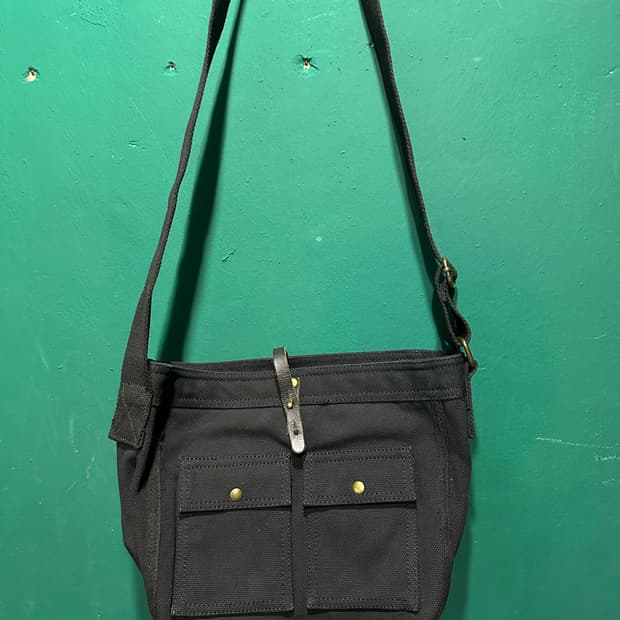 아메카지 코튼 크로스백