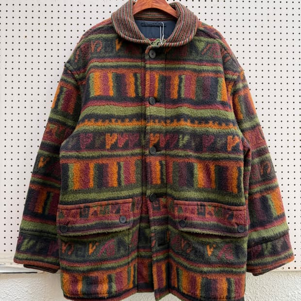 1990s MISSONI SPORT AZTEC WOOL 미쏘니스포츠자켓