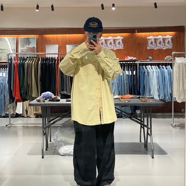 L.L bean shirt  (Light yellow color)