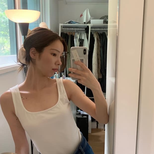 르에 lea 바디수트 화이트 bodysuit