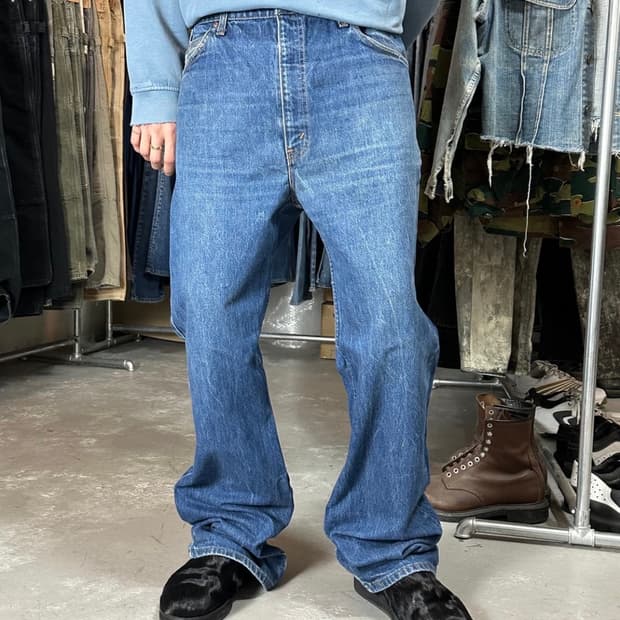 90's USA Made 빈티지 리바이스 517 오렌지탭 부츠컷